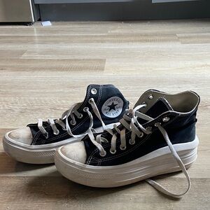 Converse Black and White High-Top Sneakers